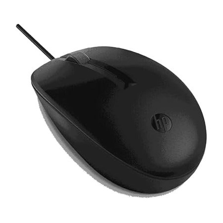 Mouse Alámbrico HP 125 USB Negro | Clickeando El Salvador