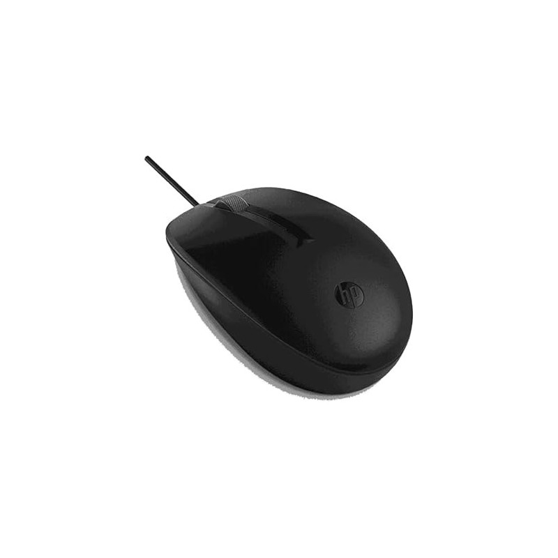 Mouse Alámbrico HP 125 USB Negro | Clickeando El Salvador