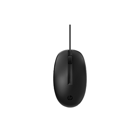 Mouse Alámbrico HP 125 USB Negro | Clickeando El Salvador