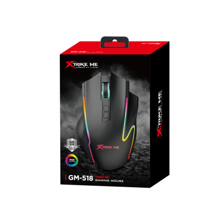 Mouse Gamer Alámbrico Xtrike Me GM-518 RGB | Clickeando