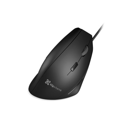 Mouse Ergonómico Alámbrico Klip Xtreme Krown KMO-506 | Clickeando