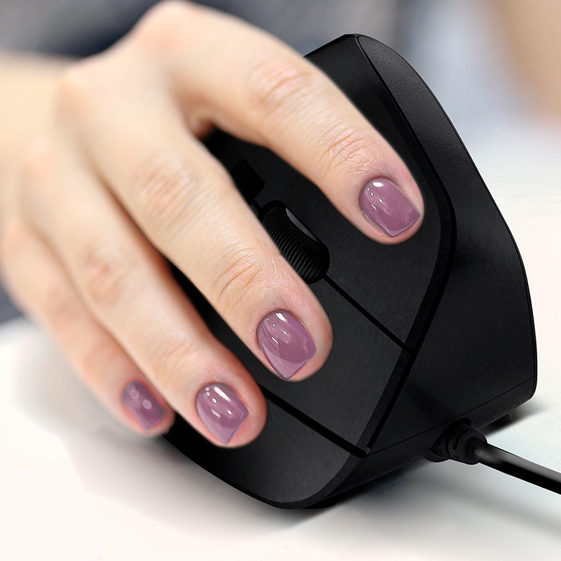 Mouse Ergonómico Alámbrico Klip Xtreme Krown KMO-506 | Clickeando