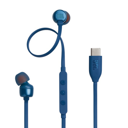 Audífono JBL Tune 310C Azul USB-C | Sonido Pure Bass