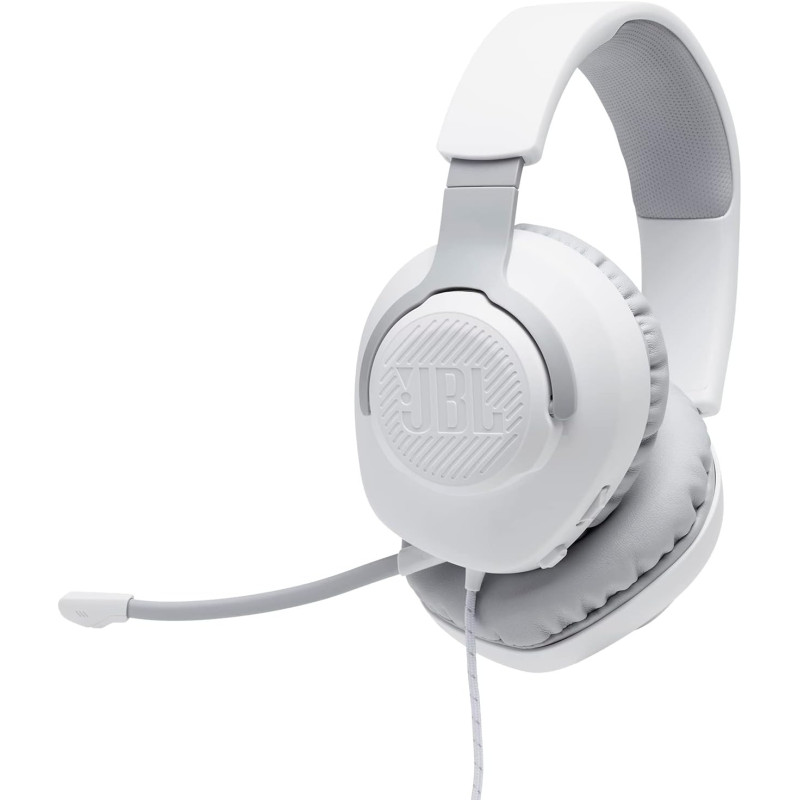 Audífono JBL Quantum 100P White para Consola | Gaming Headset