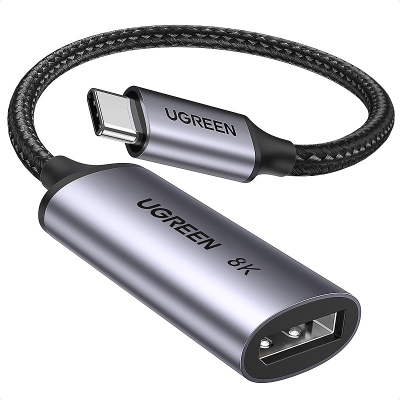 Cable USB-C a DisplayPort 8K UGREEN | Video Ultra Alta Definición