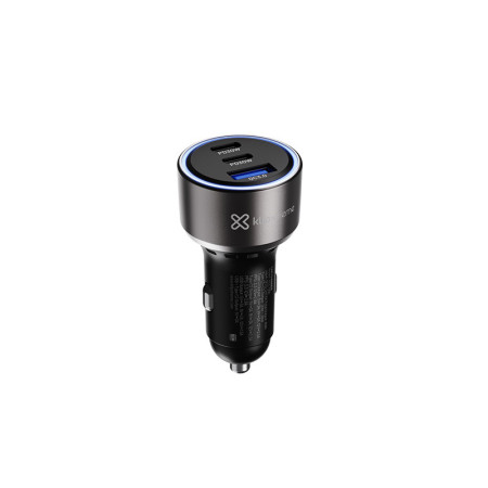 Cargador de Vehículo Klip Xtreme KCC-060 60W | Carga Rápida USB-C y USB-A