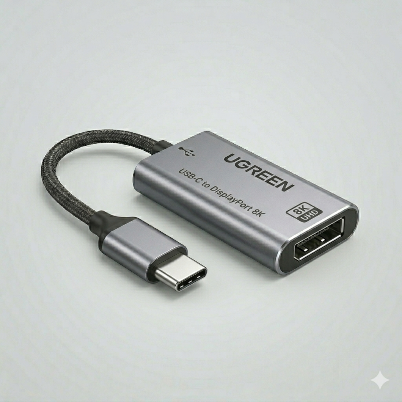 Adaptador USB C a DisplayPort 8K UGREEN | Video Ultra HD