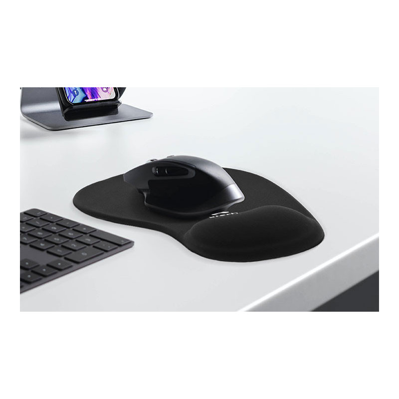 Mouse Pad Ergonómico Xtech con Gel Negro XTA-526 | Clickeando