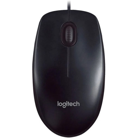 Mouse Logitech M90 USB Negro: Clásico y Confiable | Clickeando