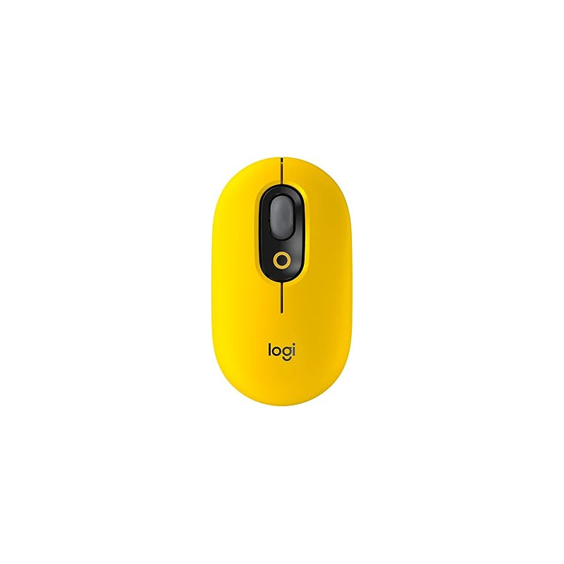 Mouse Logitech POP Bluetooth Amarillo | Clickeando El Salvador