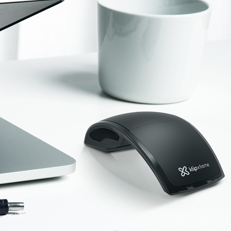 Mouse Klip Xtreme Lightflex Inalámbrico Gris KMW-375GR | Clickeando